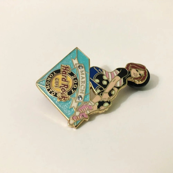 2007 Hard Rock Cafe Toronto Birthstone Girl Series Pin March Limited Edition - Picture 13 of 13
